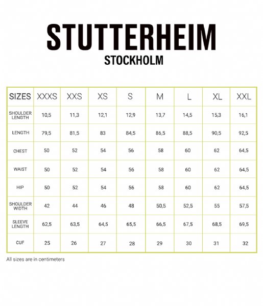 Stutterheim  Stockholm DS workwear blue